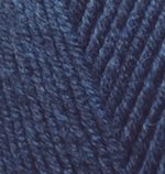 Alize Lanagold Fine, цвет 58 темно синий Alize 49% шерсть, 51% акрил, длина в мотке 390 м.