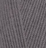 Alize Lanagold Fine, цвет 348 темно серый Alize 49% шерсть, 51% акрил, длина в мотке 390 м.