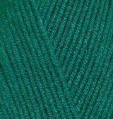 Alize Lanagold Fine, цвет 507 античный зеленый Alize 49% шерсть, 51% акрил, длина в мотке 390 м.
