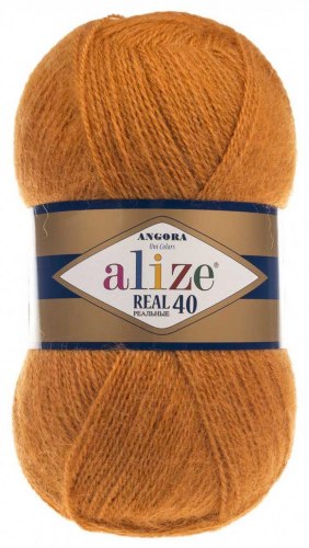 Alize Angora Real 40 цвет 234 рыжий Alize 40% шерсть, 60% акрил, длина 480м в мотке