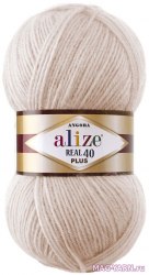 Alize Angora Real 40 цвет 404 пудра Alize 40% шерсть, 60% акрил, длина 480м в мотке