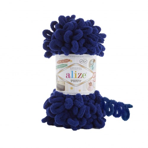 Alize Puffy цвет 360 синий василек Alize 100% микрополиэстер, длина 9,2 м в мотке