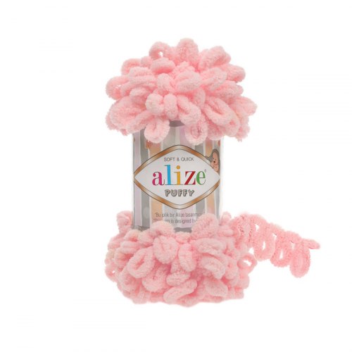Alize Puffy цвет 638 детский розовый Alize 100% микрополиэстер, длина 9,2 м в мотке