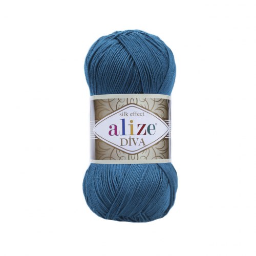 Alize Diva, цвет 646 петроль Alize 100% микрофибра акрил, длина 350 м.