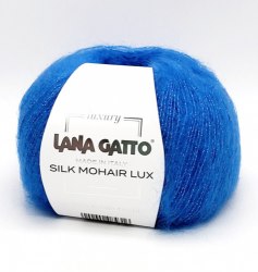 Пряжа Lana Gatto Silk Mohair Lux цвет 9376 Lana Gatto 78% супер кид мохер, 14% шелк, 4% полиамид, 4% полиэстер. Моток 25 гр. 210 м.