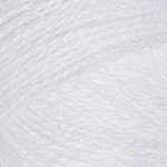 Yarn Silky Wool цвет 347 белый Yarn Art 35% шелк, 65% шерсть мериноса, длина в мотке 190 м.