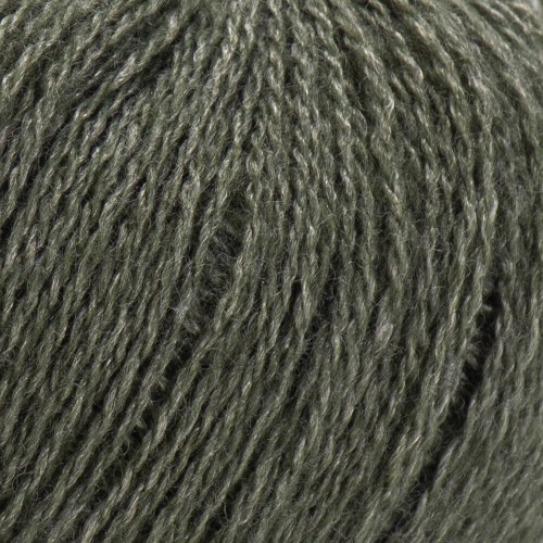 Yarn Silky Wool цвет 346 зеленый хаки Yarn Art 35% шелк, 65% шерсть мериноса, длина в мотке 190 м.