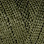 Yarn Art Macrame Cotton цвет 787 темная олива Yarn Art 80% хлопок, 20% полиэстер, длина в мотке 225 м.