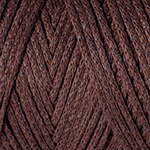 Yarn Art Macrame Cotton цвет 788 шоколад Yarn Art 80% хлопок, 20% полиэстер, длина в мотке 225 м.