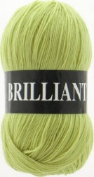 Vita Brilliant цвет 4962 желто-зеленый Yarn Art 45% шерсть ластер, 55% акрил, длина в мотке 380 м.
