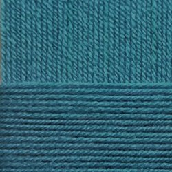 Детская новинка, цвет 591 лагуна ООО Пехорский текстиль 100% высокообъемный акрил, длина 200м в мотке
