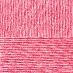 Жемчужная, цвет 11 ярко розовый ООО Пехорский текстиль 50% хлопок, 50% вискоза, длина 425м в мотке
