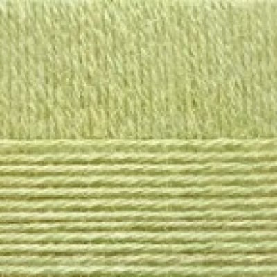 Перспективная, цвет 342 светлый горох ООО Пехорский текстиль 50% шерсть мериноса, 50% высокообъемный акрил, длина 270м в мотке