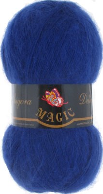 Magic Angora Delicate цвет 1115 ярко синий Magic 15% мохер, 10% шерсть, 75% акрил. Моток 100 гр. 500 м.