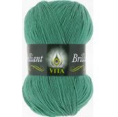 Vita Brilliant цвет 5117 зеленый Yarn Art 45% шерсть ластер, 55% акрил, длина в мотке 380 м.
