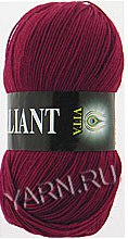 Vita Brilliant цвет 4957 бордо Yarn Art 45% шерсть ластер, 55% акрил, длина в мотке 380 м.