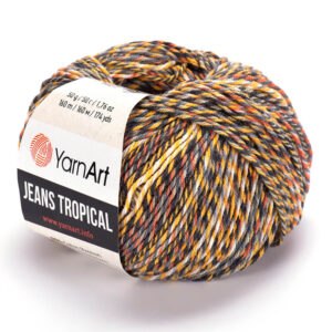 Yarn Art Jeans Tropical цвет 610 Yarn Art 55% хлопок, 45% акрил, длина в мотке 160 м.