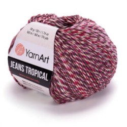 Yarn Art Jeans Tropical цвет 619 Yarn Art 55% хлопок, 45% акрил, длина в мотке 160 м.