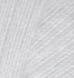 Alize Angora Real 40 цвет 52 светло серый Alize 40% шерсть, 60% акрил, длина 480м в мотке