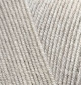 Alize Lanagold Fine, цвет 152 бежевый меланж Alize 49% шерсть, 51% акрил, длина в мотке 390 м.