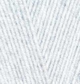 Alize Lanagold Fine, цвет 684 пепельный меланж Alize 49% шерсть, 51% акрил, длина в мотке 390 м.