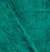Alize Mohair Classic New цвет 30 зеленая утка Alize 25% мохер, 24% шерсть, 51% акрил, длина в мотке 200 м.