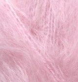 Alize Mohair Classic New цвет 32 светло розовый Alize 25% мохер, 24% шерсть, 51% акрил, длина в мотке 200 м.