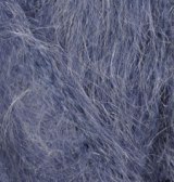Alize Mohair Classic New цвет 411 джинс меланж Alize 25% мохер, 24% шерсть, 51% акрил, длина в мотке 200 м.