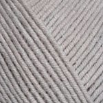 Yarn Art Jeans цвет 49 светло серый Yarn Art 55% хлопок, 45% акрил, длина в мотке 160 м.