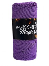 Maccaroni Magic Cord 09 сирень Maccaroni 80% премиум полиэстер, 20% хлопок, длина в мотке 200 м. 200 гр.