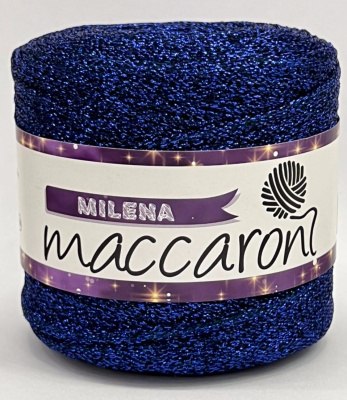 Maccaroni Milena 04 синий Maccaroni 80% хлопок, 20% люрекс, длина в мотке 170 м. 200 гр.