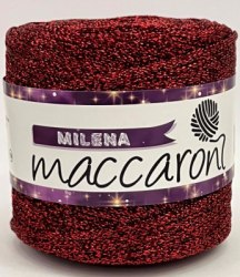 Maccaroni Milena 06 красный Maccaroni 80% хлопок, 20% люрекс, длина в мотке 170 м. 200 гр.