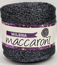 Maccaroni Milena 09 темно синий Maccaroni 80% хлопок, 20% люрекс, длина в мотке 170 м. 200 гр.