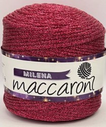 Maccaroni Milena 11 малиновый Maccaroni 80% хлопок, 20% люрекс, длина в мотке 170 м. 200 гр.