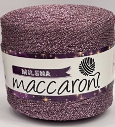 Maccaroni Milena 14 сирень Maccaroni 80% хлопок, 20% люрекс, длина в мотке 170 м. 200 гр.