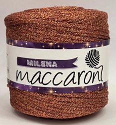 Maccaroni Milena 16 терракот Maccaroni 80% хлопок, 20% люрекс, длина в мотке 170 м. 200 гр.