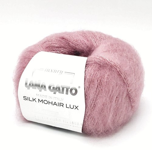 Пряжа Lana Gatto Silk Mohair Lux цвет 14393 Lana Gatto 78% супер кид мохер, 14% шелк, 4% полиамид, 4% полиэстер. Моток 25 гр. 210 м.