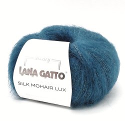 Пряжа Lana Gatto Silk Mohair Lux цвет 14527 Lana Gatto 78% супер кид мохер, 14% шелк, 4% полиамид, 4% полиэстер. Моток 25 гр. 210 м.