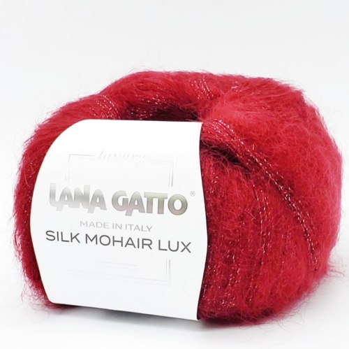 Пряжа Lana Gatto Silk Mohair Lux цвет 6024 Lana Gatto 78% супер кид мохер, 14% шелк, 4% полиамид, 4% полиэстер. Моток 25 гр. 210 м.