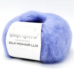 Пряжа Lana Gatto Silk Mohair Lux цвет 8480 Lana Gatto 78% супер кид мохер, 14% шелк, 4% полиамид, 4% полиэстер. Моток 25 гр. 210 м.