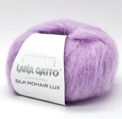 Пряжа Lana Gatto Silk Mohair Lux цвет 8481 Lana Gatto 78% супер кид мохер, 14% шелк, 4% полиамид, 4% полиэстер. Моток 25 гр. 210 м.