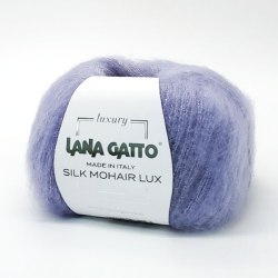 Пряжа Lana Gatto Silk Mohair Lux цвет 9380 Lana Gatto 78% супер кид мохер, 14% шелк, 4% полиамид, 4% полиэстер. Моток 25 гр. 210 м.