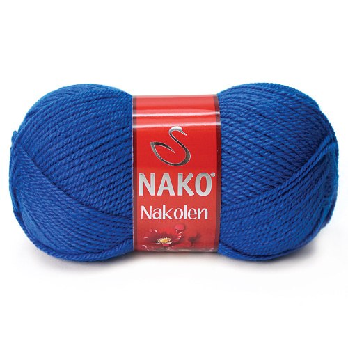 Nako Nakolen цвет 5329 синий Nako 49% шерсть, 51% премиум акрил, длина в мотке 210 м.