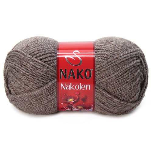 Nako Nakolen цвет 5667 кофейный Nako 49% шерсть, 51% премиум акрил, длина в мотке 210 м.