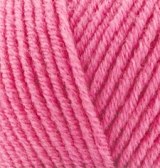 Alize Lanagold, цвет 178 темно розовый Alize 49% шерсть, 51% акрил, длина в мотке 240 м.