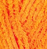 Alize Softy цвет 06 оранжевый Alize 100% микрополиэстер, длина 115 м в мотке
