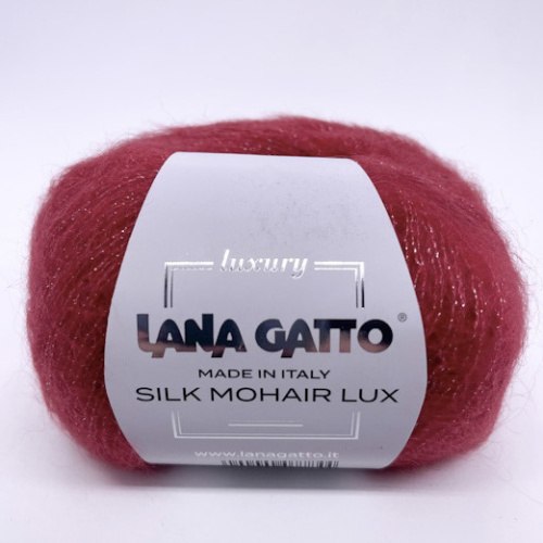 Пряжа Lana Gatto Silk Mohair Lux цвет 6026 Lana Gatto 78% супер кид мохер, 14% шелк, 4% полиамид, 4% полиэстер. Моток 25 гр. 210 м.