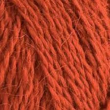 Деревенская, цвет 31 терракот ООО Пехорский текстиль 100% полугрубая шерсть, длина в мотке 250 м.