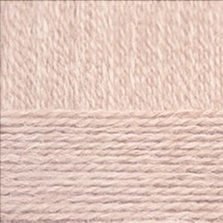 Деревенская, цвет 181 жемчуг ООО Пехорский текстиль 100% полугрубая шерсть, длина в мотке 250 м.