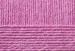 Кроссбред Бразилии, цвет 582 светлая фуксия ООО Пехорский текстиль 50% шерсть мериноса, 50% акрил, длина 500м в мотке